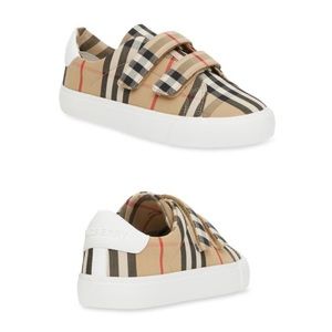 KIDS (Toddler) Burberry Mini Markham Check Sneakers
